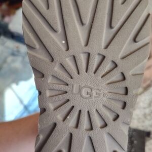 UGG pink boots with Starburst Sole Design